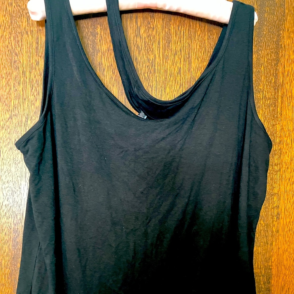 Sexy black top.